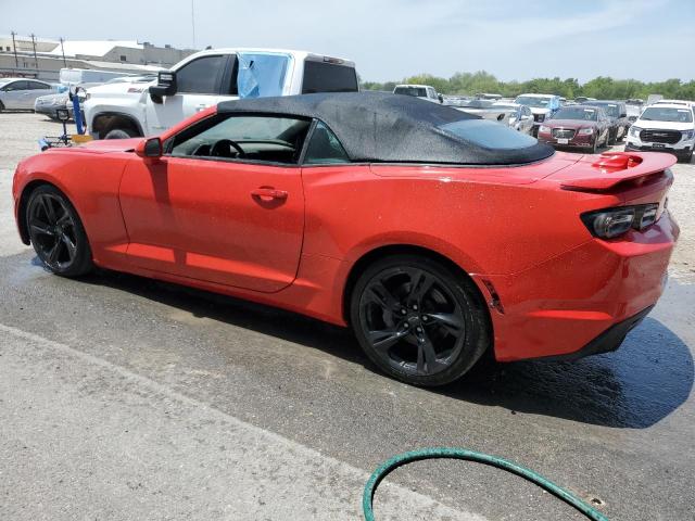 1G1FH3D71L0116154 - 2020 CHEVROLET CAMARO SS RED photo 2