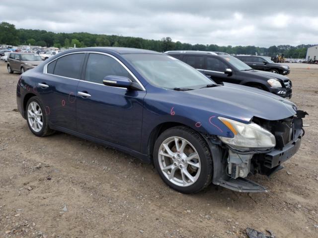 1N4AA5AP5CC810744 - 2012 NISSAN MAXIMA S BLUE photo 4