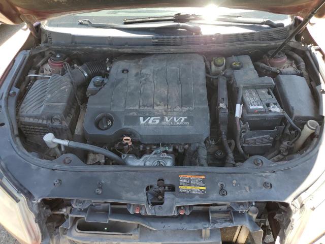 1G4GE5EV7AF205312 - 2010 BUICK LACROSSE CXS RED photo 11