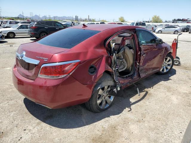 1G4GE5EV7AF205312 - 2010 BUICK LACROSSE CXS RED photo 3