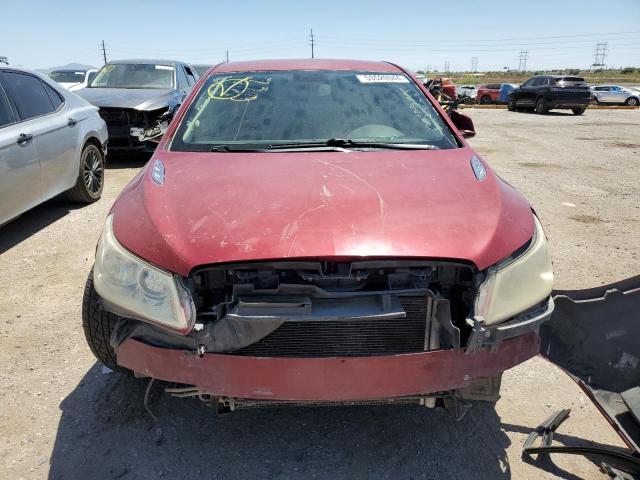 1G4GE5EV7AF205312 - 2010 BUICK LACROSSE CXS RED photo 5