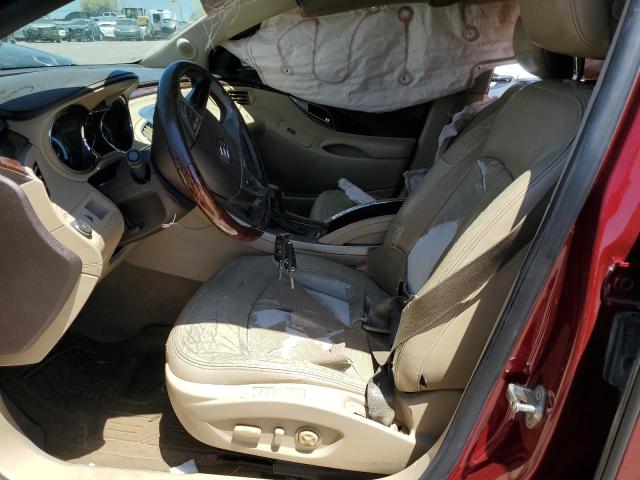 1G4GE5EV7AF205312 - 2010 BUICK LACROSSE CXS RED photo 7