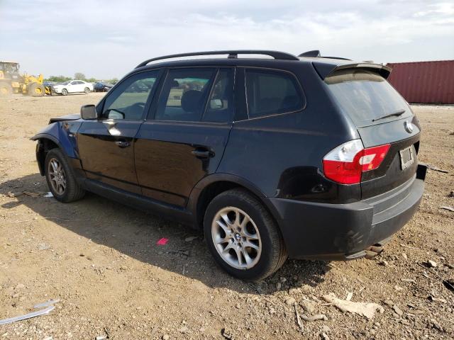 WBXPA73444WB29385 - 2004 BMW X3 2.5I BLACK photo 2