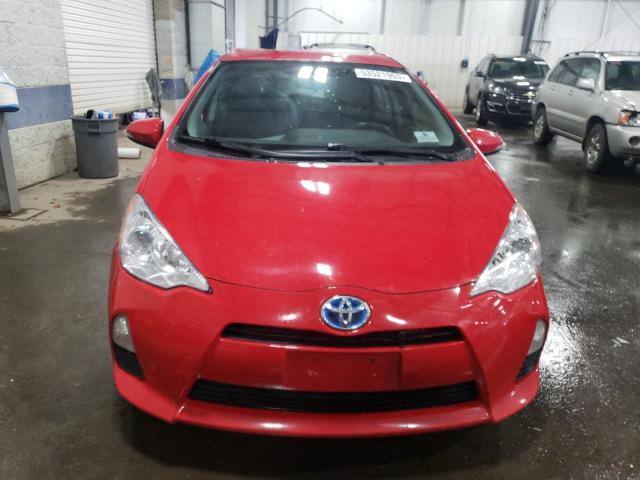 JTDKDTB39C1500761 - 2012 TOYOTA PRIUS C RED photo 5