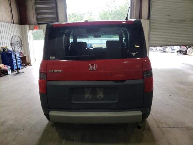 5J6YH28346L010019 - 2006 HONDA ELEMENT LX RED photo 6