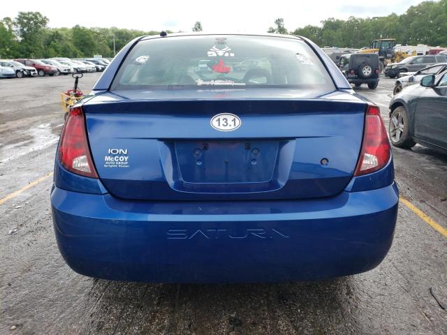 1G8AL55F46Z165635 - 2006 SATURN ION LEVEL 3 BLUE photo 6