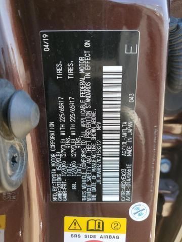 JTJYARBZ7K2158212 - 2019 LEXUS NX 300 BASE 棕色 照片 13