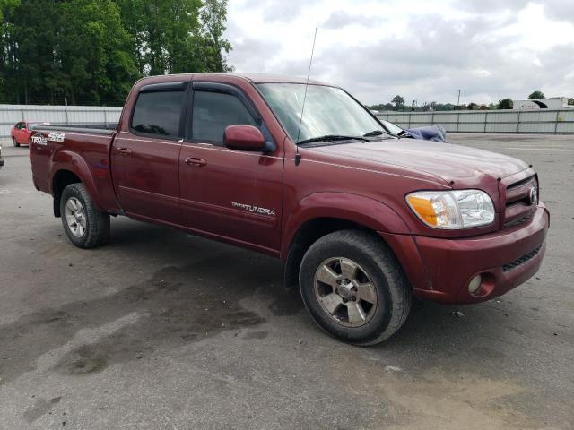 5TBDT48195S468948 - 2005 TOYOTA TUNDRA DOUBLE CAB LIMITED BURGUNDY photo 4