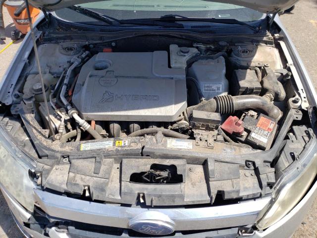 3FADP0L39AR110331 - 2010 FORD FUSION HYBRID SILVER photo 11