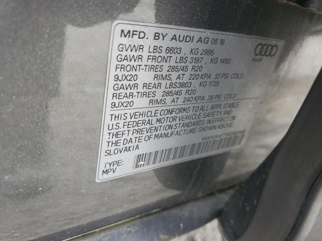 WA1VAAF71HD021483 - 2017 AUDI Q7 PRESTIGE 灰色 照片 13