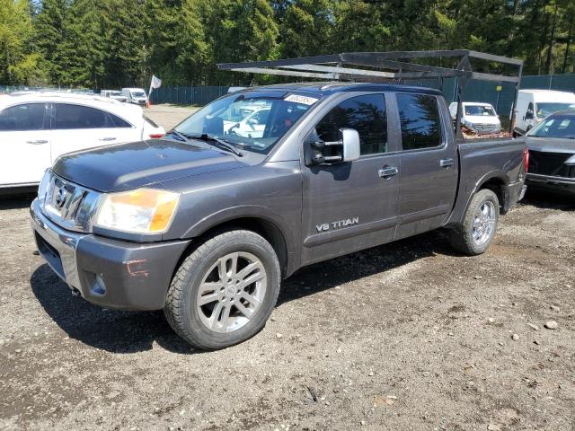 1N6AA0EC2BN310058 - 2011 NISSAN TITAN S GRAY photo 1