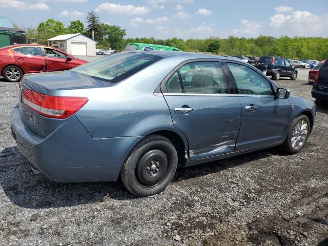 3LNHL2GC3CR836763 - 2012 LINCOLN MKZ BLUE photo 3