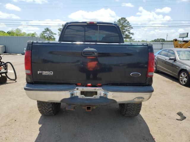 1FTSW31F23EA98046 - 2003 FORD F350 SRW SUPER DUTY BLACK photo 6