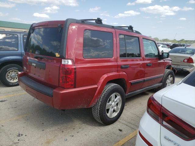 1J8HG48KX6C143808 - 2006 JEEP COMMANDER 红色 照片 3