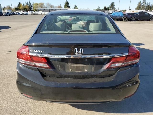 19XFB2F88DE228841 - 2013 HONDA CIVIC EX BLACK photo 6