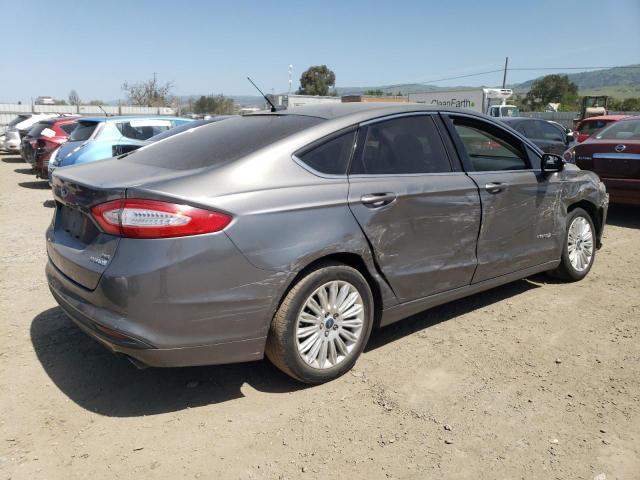 3FA6P0LU4ER164630 - 2014 FORD FUSION SE HYBRID CHARCOAL photo 3