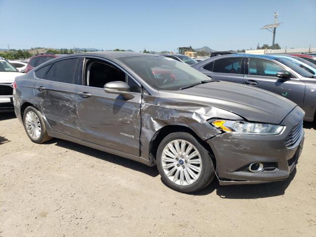 3FA6P0LU4ER164630 - 2014 FORD FUSION SE HYBRID CHARCOAL photo 4