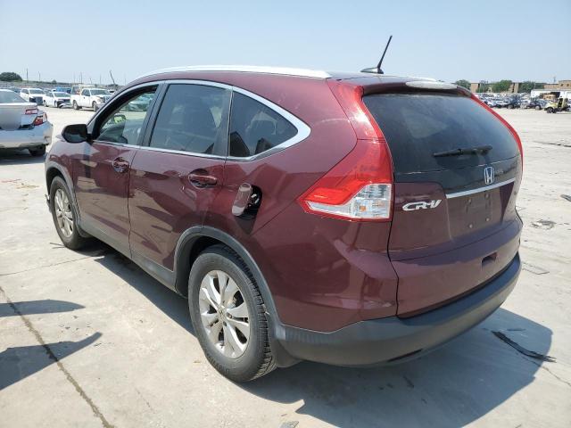 5J6RM3H78EL030457 - 2014 HONDA CR-V EXL MAROON photo 2