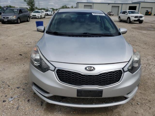 KNAFK4A69E5162778 - 2014 KIA FORTE LX SILVER photo 5