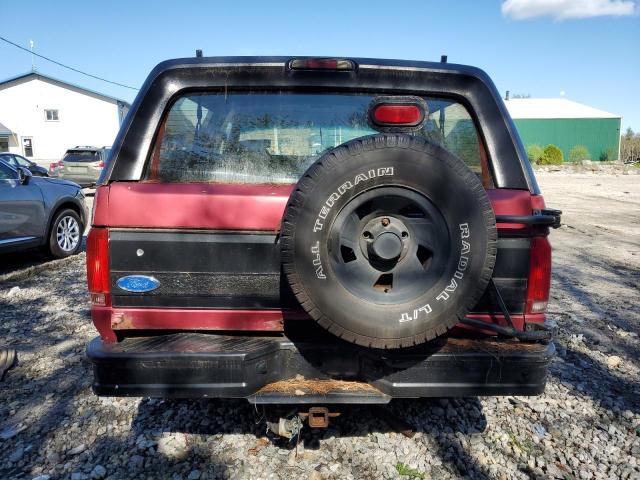 1FMEU15N1RLA12931 - 1994 FORD BRONCO U100 RED photo 6