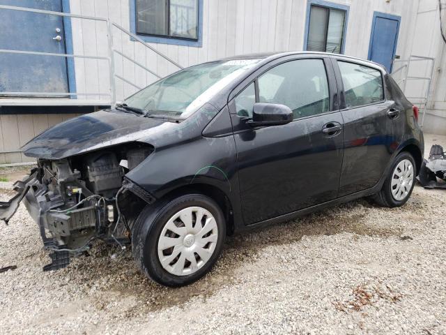 VNKKTUD34FA047280 - 2015 TOYOTA YARIS BLACK photo 1