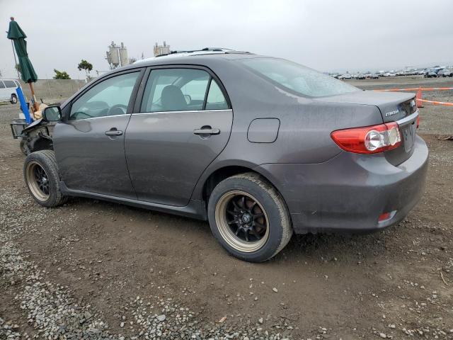 5YFBU4EE5DP164834 - 2013 TOYOTA COROLLA BASE GRAY photo 2