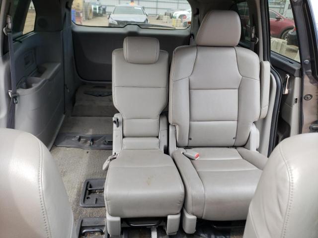 5FNRL5H91EB001102 - 2014 HONDA ODYSSEY TOURING GRAY photo 10