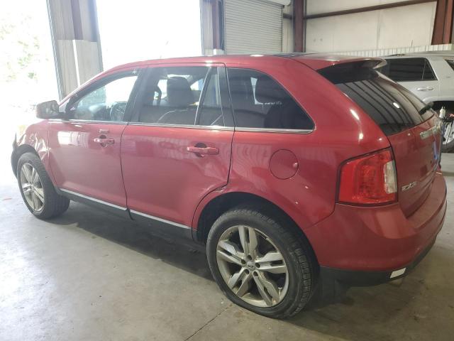 2FMDK3KC5BBA07138 - 2011 FORD EDGE LIMITED RED photo 2