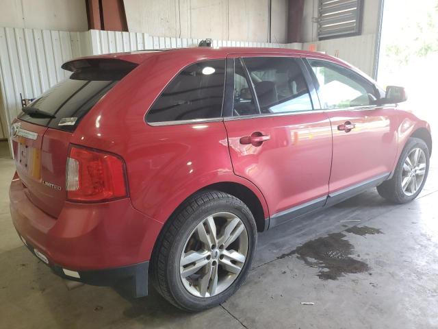 2FMDK3KC5BBA07138 - 2011 FORD EDGE LIMITED RED photo 3