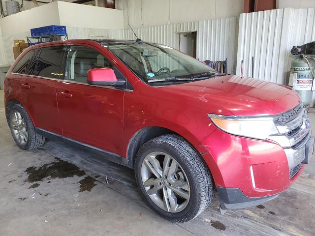2FMDK3KC5BBA07138 - 2011 FORD EDGE LIMITED RED photo 4