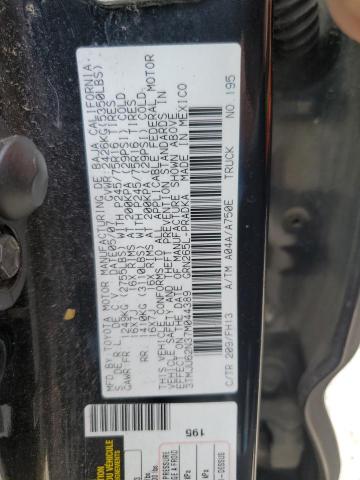 3TMJU62N37M044389 - 2007 TOYOTA TACOMA DOUBLE CAB PRERUNNER BLACK photo 12