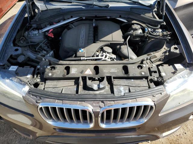 5UXWX7C5XBL734828 - 2011 BMW X3 XDRIVE35I BROWN photo 12