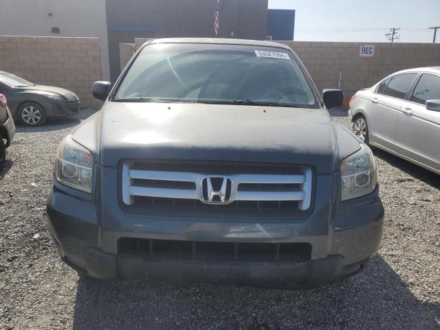 5FNYF28176B048843 - 2006 HONDA PILOT LX GREEN photo 5