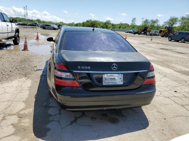 WDDNG71X37A073864 - 2007 MERCEDES-BENZ S 550 BLACK photo 6