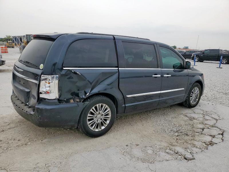 2C4RC1CG4DR734357 - 2013 CHRYSLER TOWN & COU TOURING L BLUE photo 3