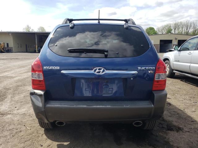 KM8JN12D17U622438 - 2007 HYUNDAI TUCSON SE BLUE photo 6