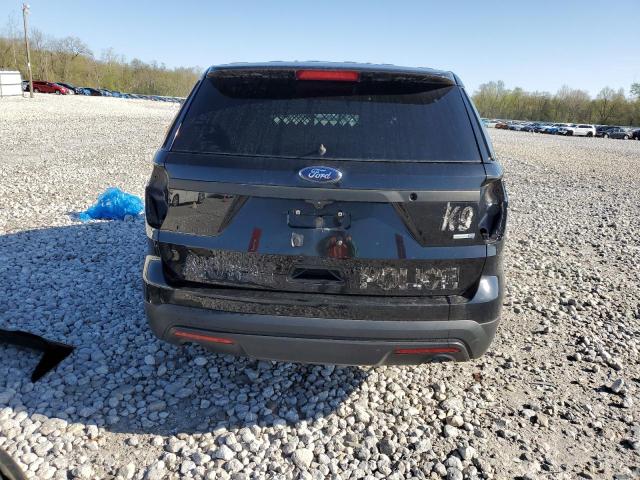 1FM5K8AR6HGE01207 - 2017 FORD EXPLORER POLICE INTERCEPTOR 黑色 照片 6
