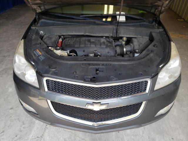 1GNKVFED3BJ282955 - 2011 CHEVROLET TRAVERSE LS GRAY photo 12