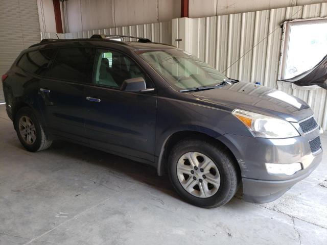 1GNKVFED3BJ282955 - 2011 CHEVROLET TRAVERSE LS GRAY photo 4