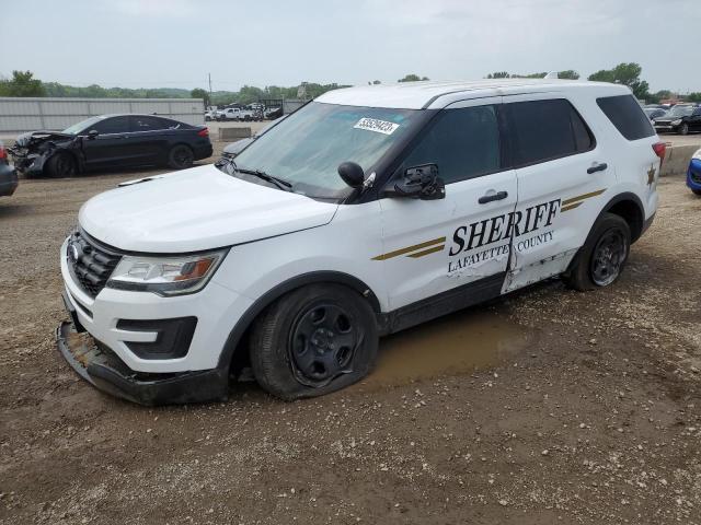 1FM5K8AR1HGA94884 - 2017 FORD EXPLORER POLICE INTERCEPTOR WHITE photo 1