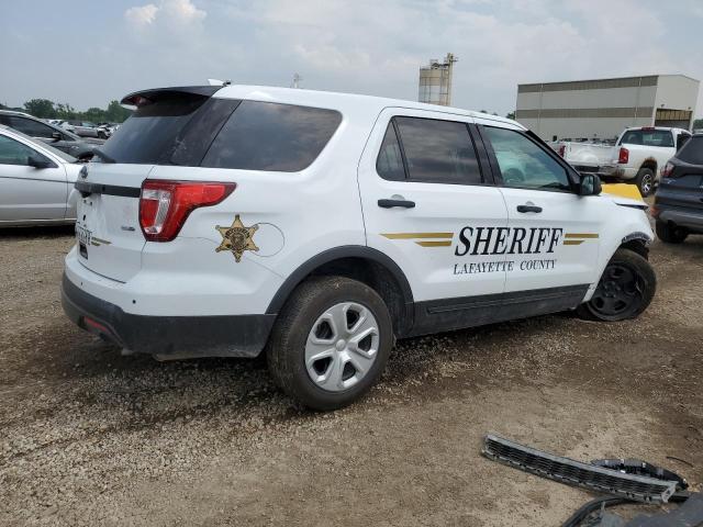 1FM5K8AR1HGA94884 - 2017 FORD EXPLORER POLICE INTERCEPTOR WHITE photo 3