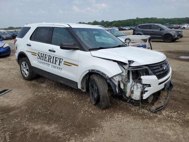 1FM5K8AR1HGA94884 - 2017 FORD EXPLORER POLICE INTERCEPTOR WHITE photo 4