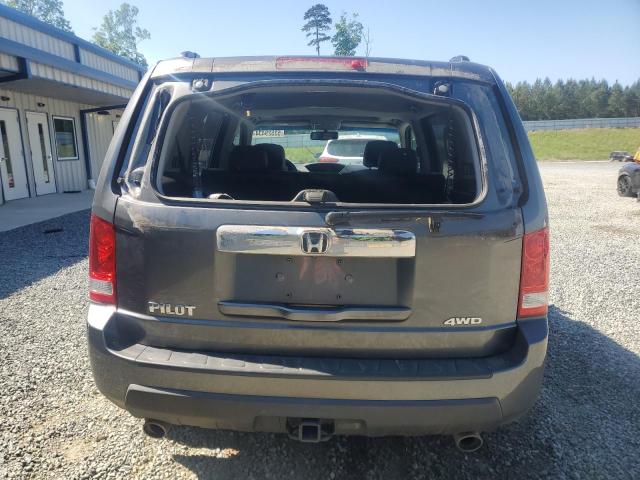 5FNYF4H59BB042843 - 2011 HONDA PILOT EXL GRAY photo 6