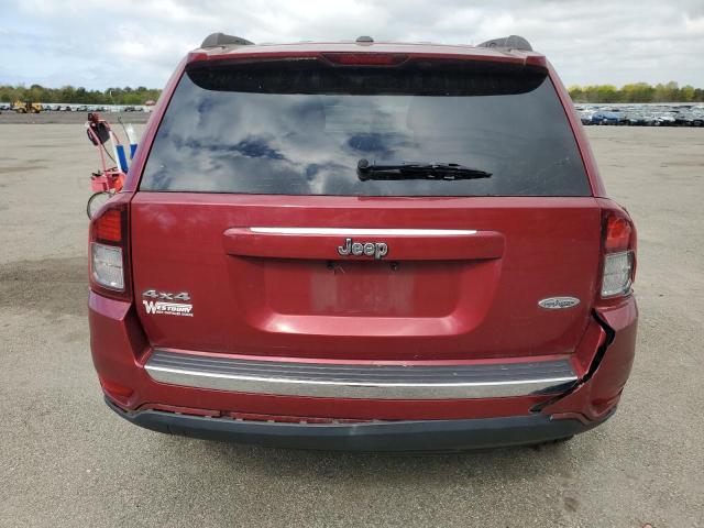 1C4NJDEBXFD436537 - 2015 JEEP COMPASS LATITUDE BURGUNDY photo 6