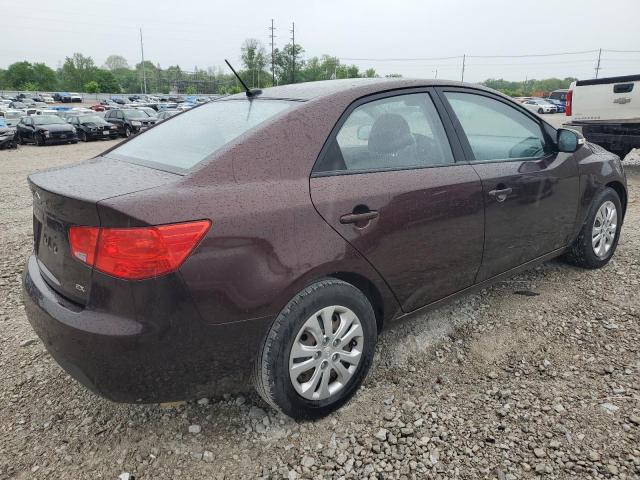 KNAFU4A23A5064587 - 2010 KIA FORTE EX BURGUNDY photo 3