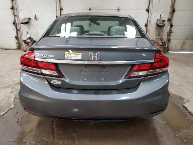 19XFB2F57DE215746 - 2013 HONDA CIVIC LX GRAY photo 6