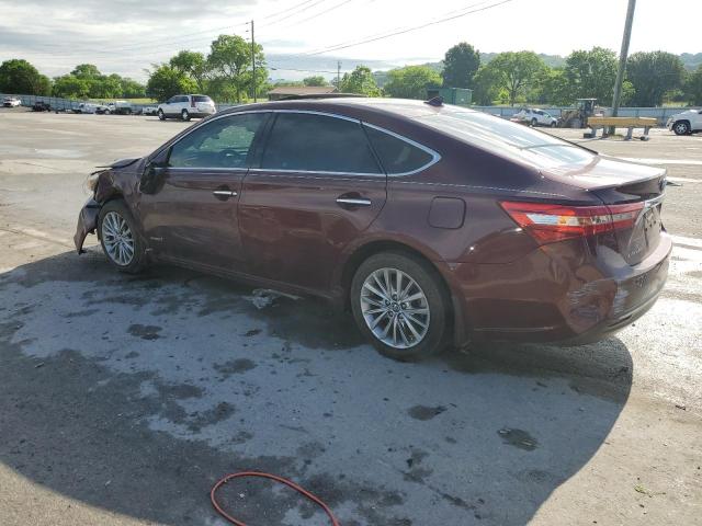 4T1BD1EB3JU059756 - 2018 TOYOTA AVALON HYBRID RED photo 2