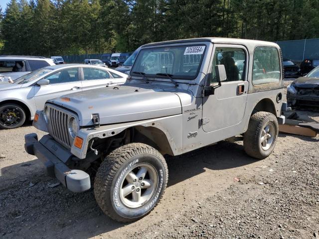 1J4FA49S4YP750064 - 2000 JEEP WRANGLER / SPORT SILVER photo 1