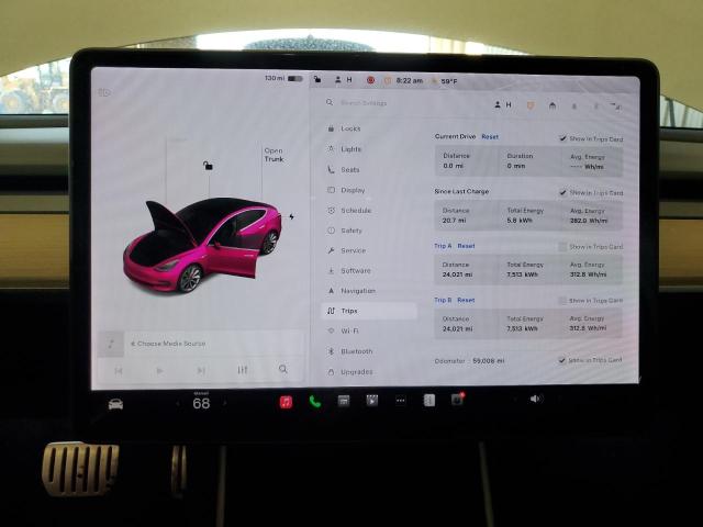 5YJ3E1EC7LF623886 - 2020 TESLA MODEL 3 Ağ foto 9