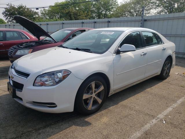 1G1ZC5EU2CF292459 - 2012 CHEVROLET MALIBU 1LT WHITE photo 1